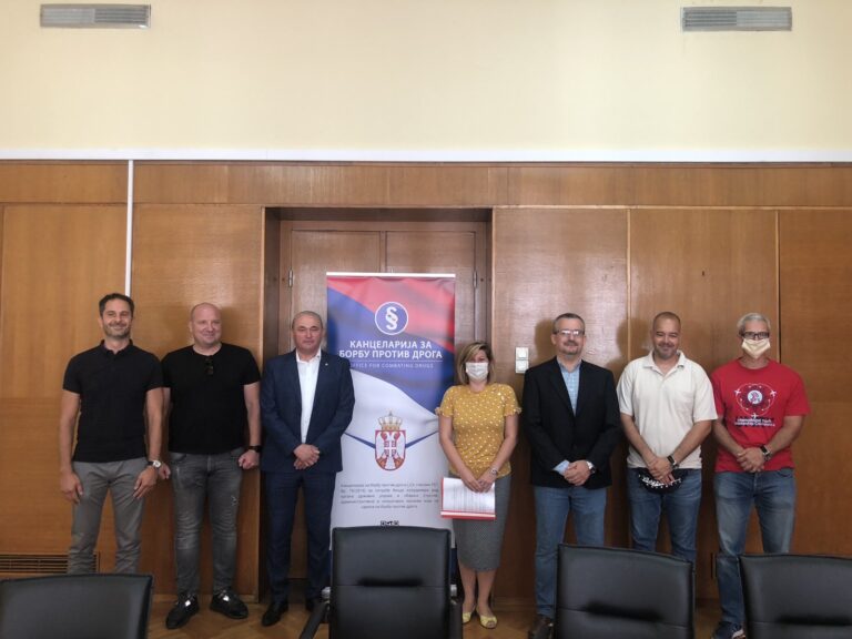 Potpisivanje memoranduma o saradnji sa kancelarijom za borbu protiv droga Vlade Republike Srbije
