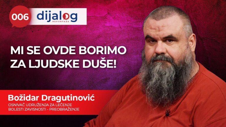 Božidar Dragutinović: Mi se ovde borimo za ljudske duše